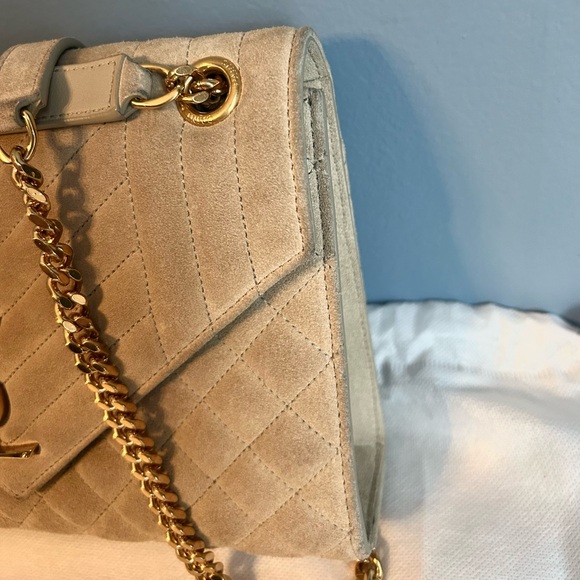 Saint Laurent Medium Suede Envelope Bag